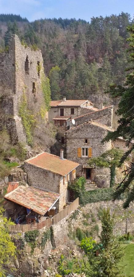 Gîte du Château de Retourtour Lamastre Exterior foto