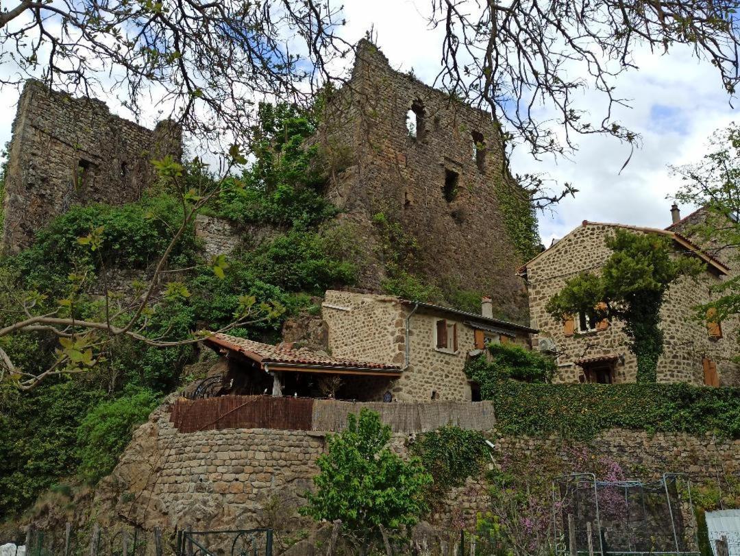 Gîte du Château de Retourtour Lamastre Exterior foto